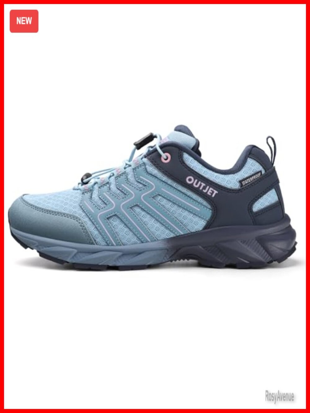 Waterproof Hiking Shoes Quick Laces Lightweight Non-Slip Tra